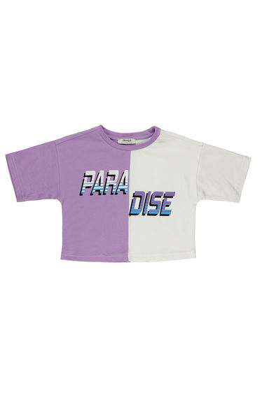 Girl's Printed Detailed T-shirt