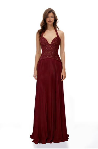 Ronja Ruby Red Corset Gown