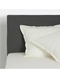غطاء راسية سرير قطن بقصة مستقيمة