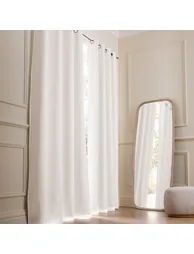 Colin Pure Linen Blackout Curtain with Eyelets - 4