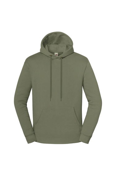 Fruit of the Loom Unisex Adult Iconic Premium Hooded Sweatshirt - Classic Olive