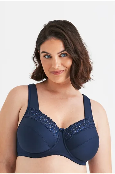 Broderie Anglaise Bra