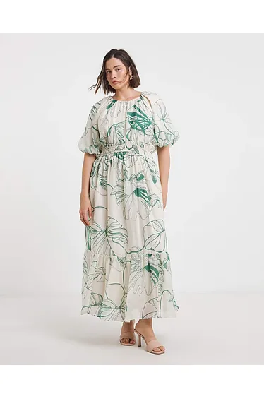 Joanna Hope Puff Sleeve Dress