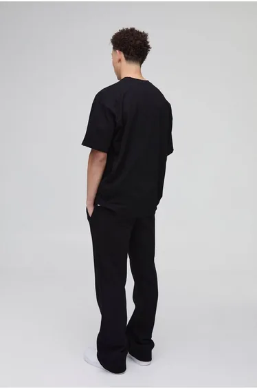 2 Pack Oversized Heavyweight Crew Neck T-Shirts - mono