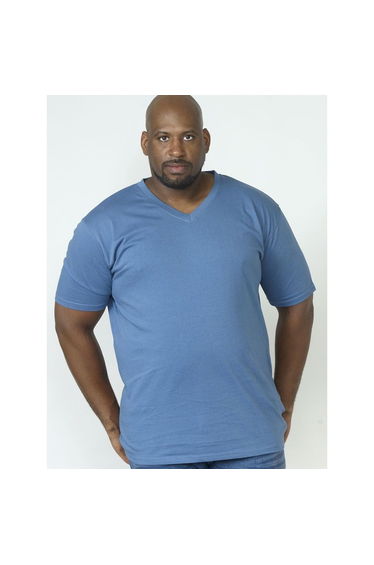 Duke Mens Signature-2 V-Neck T-Shirt - Teal