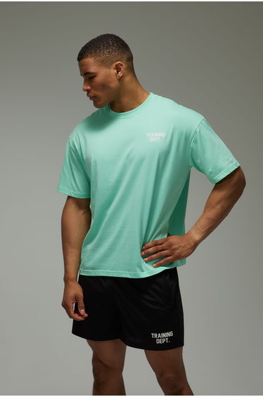 Training Dept Oversized T-shirt - light green