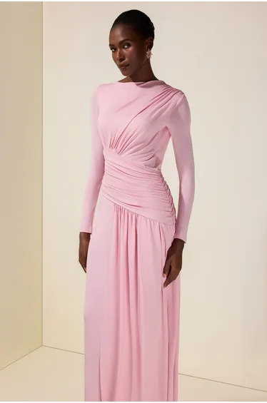 sachin and babi light blue dress Karielle Asymmetric Drop Waist Maxi Dress Blue– Selfie Leslie main image 1