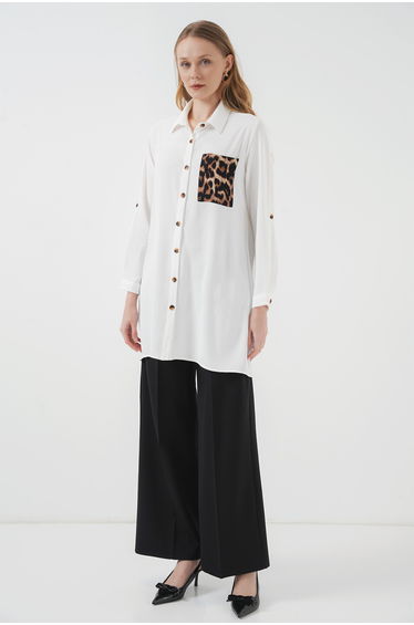Pocket Detail Shirt Tunic
