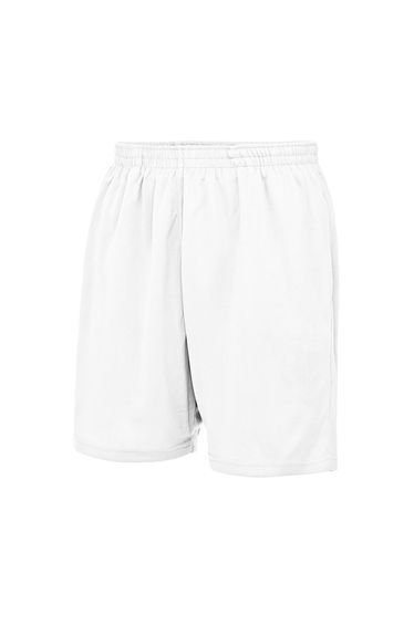 Just Cool Mens Sports Shorts - Arctic White