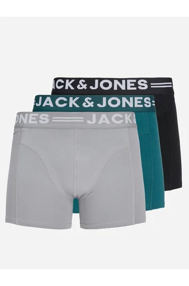 Pack of 3 - Printed Waistband Trunks