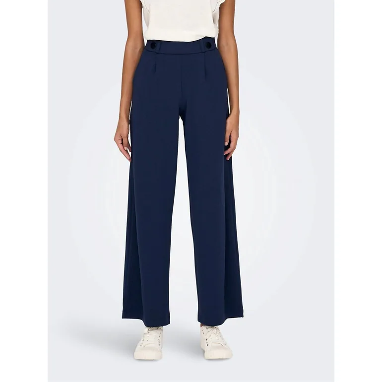 Wide Leg Trousers with High Waist - 2