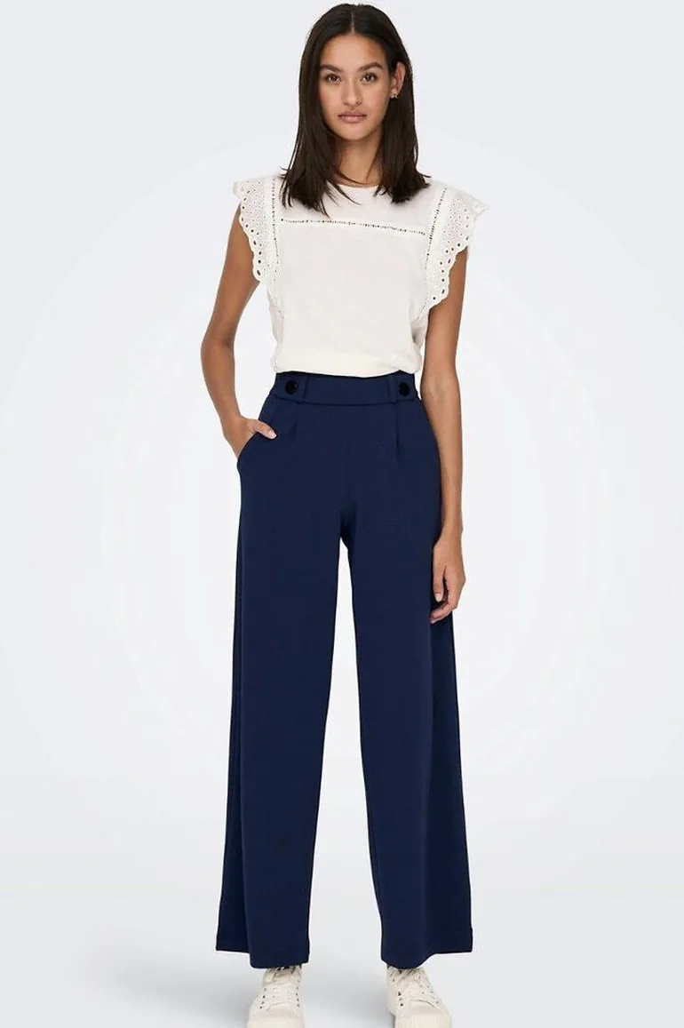 Wide Leg Trousers with High Waist