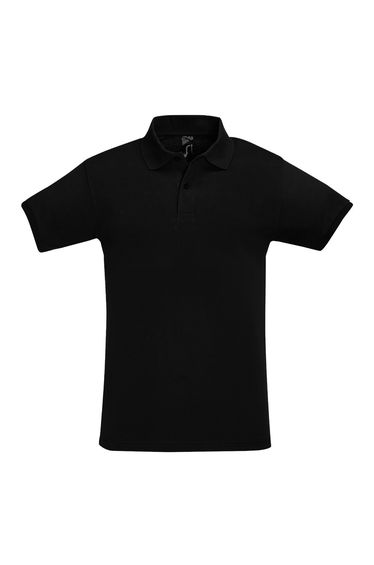 SOLS Mens Perfect Pique Short Sleeve Polo Shirt - Black