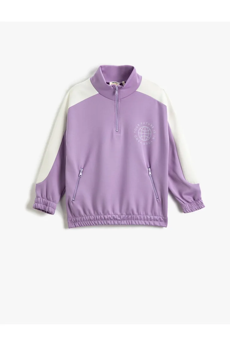 Sweatshirt - Purple - Oversize