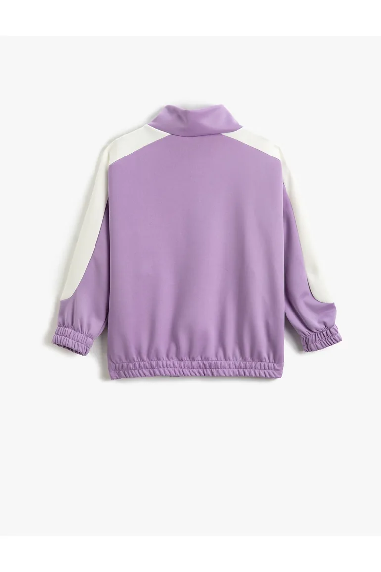 Sweatshirt - Purple - Oversize - 1