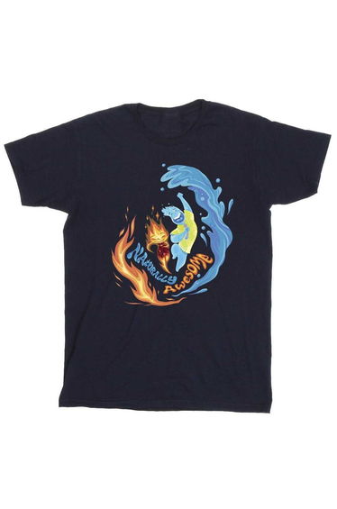 Elemental Girls Naturally Awesome Cotton T-Shirt - Navy Blue