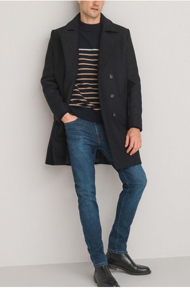 Breton Striped Jumper/Sweater in Recycled Wool Mix