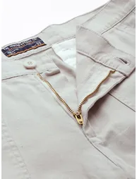 Men Grey Regular Fit Solid Cargo Pants - 4
