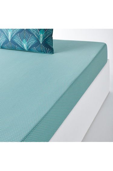 Pampelune Cotton Percale Fitted Sheet