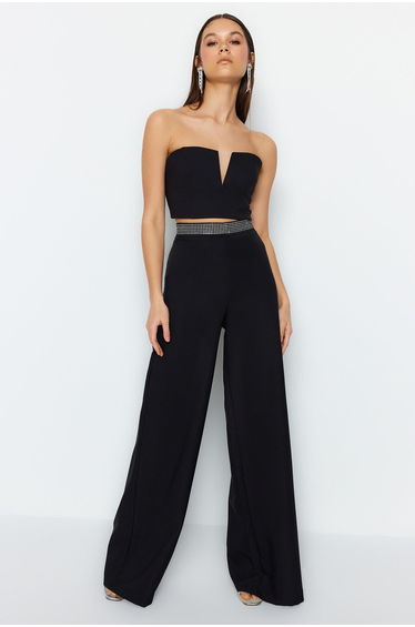 Pants - Black - Cigarette pants