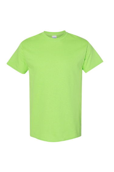 Gildan Mens Heavy Cotton Short Sleeve T-Shirt - Lime
