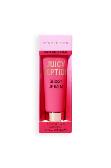 Revolution Juicy Peptide Lip Balm Guava Rum Punch Coral