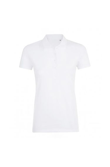 SOLS Womens/Ladies Phoenix Short Sleeve Pique Polo Shirt - White