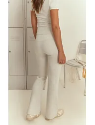 Ash Grey Super Soft Yoga Pant - 2