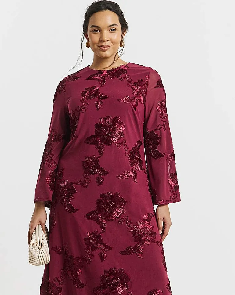 joanna hope floral embroidered dress Joanna Hope Printed Button Through Dress