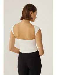 Open Back Crop Top - 4