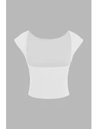 Open Back Crop Top - 2