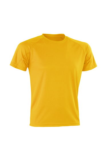 Spiro Mens Aircool T-Shirt - Gold