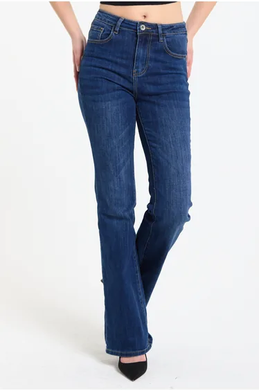 Classic Bootcut Stretch Denim Jeans