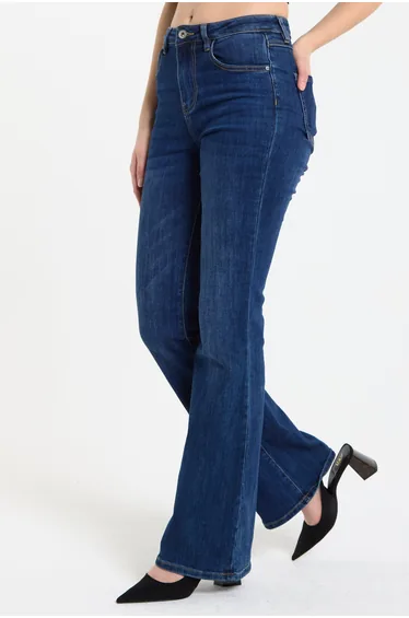 Classic Bootcut Stretch Denim Jeans
