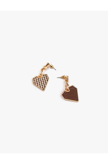 Heart Shape Drop Earrings