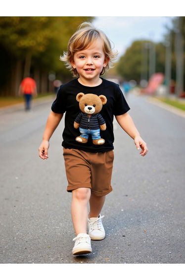 Boys Graphic T-Short and Shorts Set