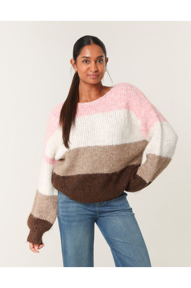 Multi Stripe Knit Jumper