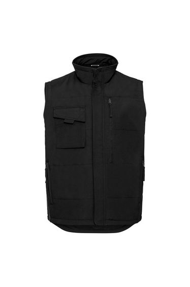 Russell Mens Heavy Duty Gilet - Black