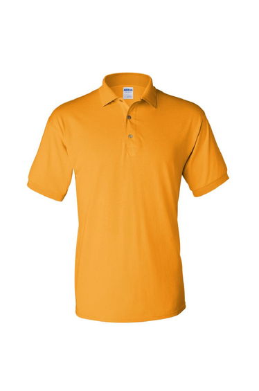 Gildan Adult DryBlend Jersey Short Sleeve Polo Shirt - Gold