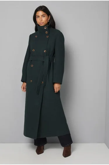 Funnel Neck Coat
