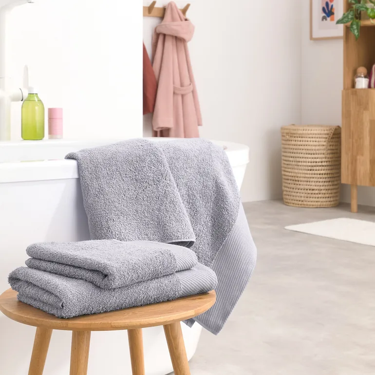 SCENARIO Plain Terry Cotton Bath Towel - 3