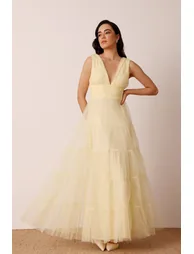 Candace Maxi Dress in Buttercup - 2