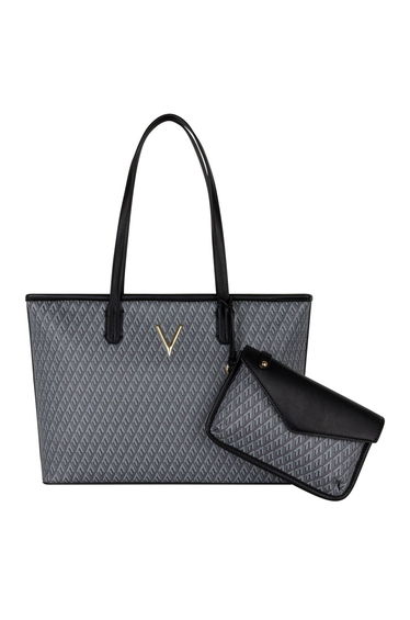 Valentino Queen V Logo Shopper Nero - Multi