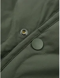 Men's Quilted Snap Button Jacket - 3