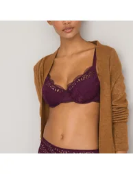 Ellen Padded Demi-Cup Bra - 1