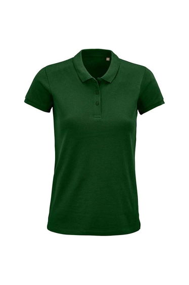 SOLS Womens/Ladies Planet Organic Polo Shirt - Bottle Green