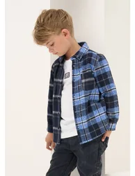 Benjamin Blue Check Pocket Shirt - 1