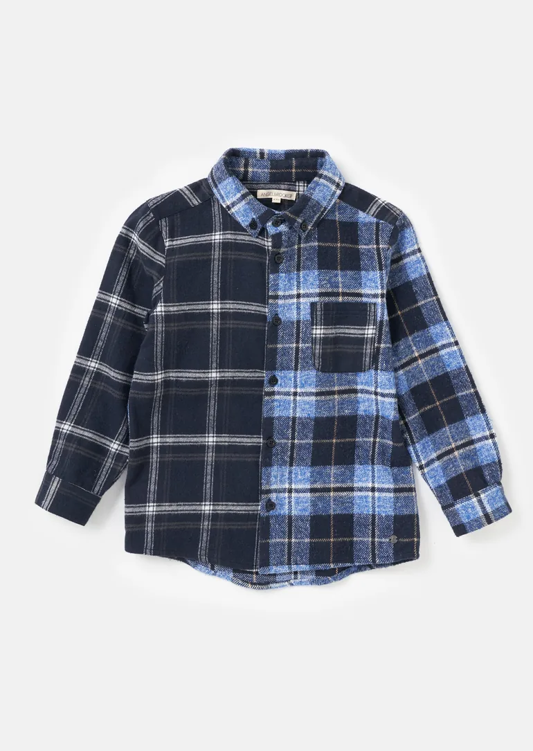 Benjamin Blue Check Pocket Shirt - 4