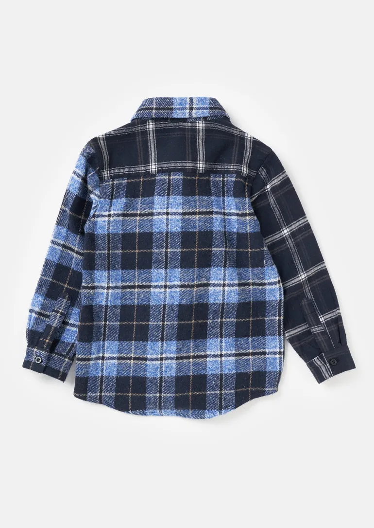 Benjamin Blue Check Pocket Shirt - 5
