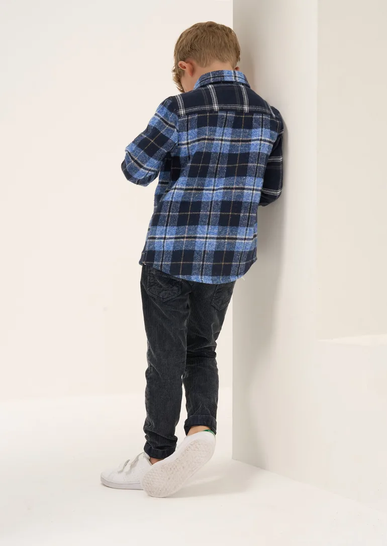 Benjamin Blue Check Pocket Shirt - 7